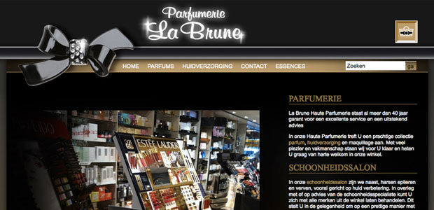 website Parfumerie La Brune